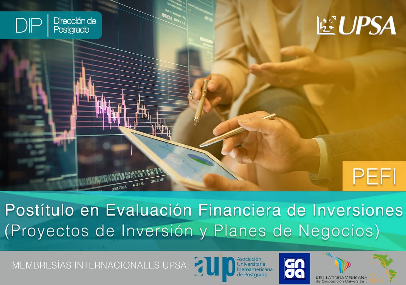 Postítulo en Evaluación Financiera de Inversiones (Proyectos de Inversión y Planes de Negocios)