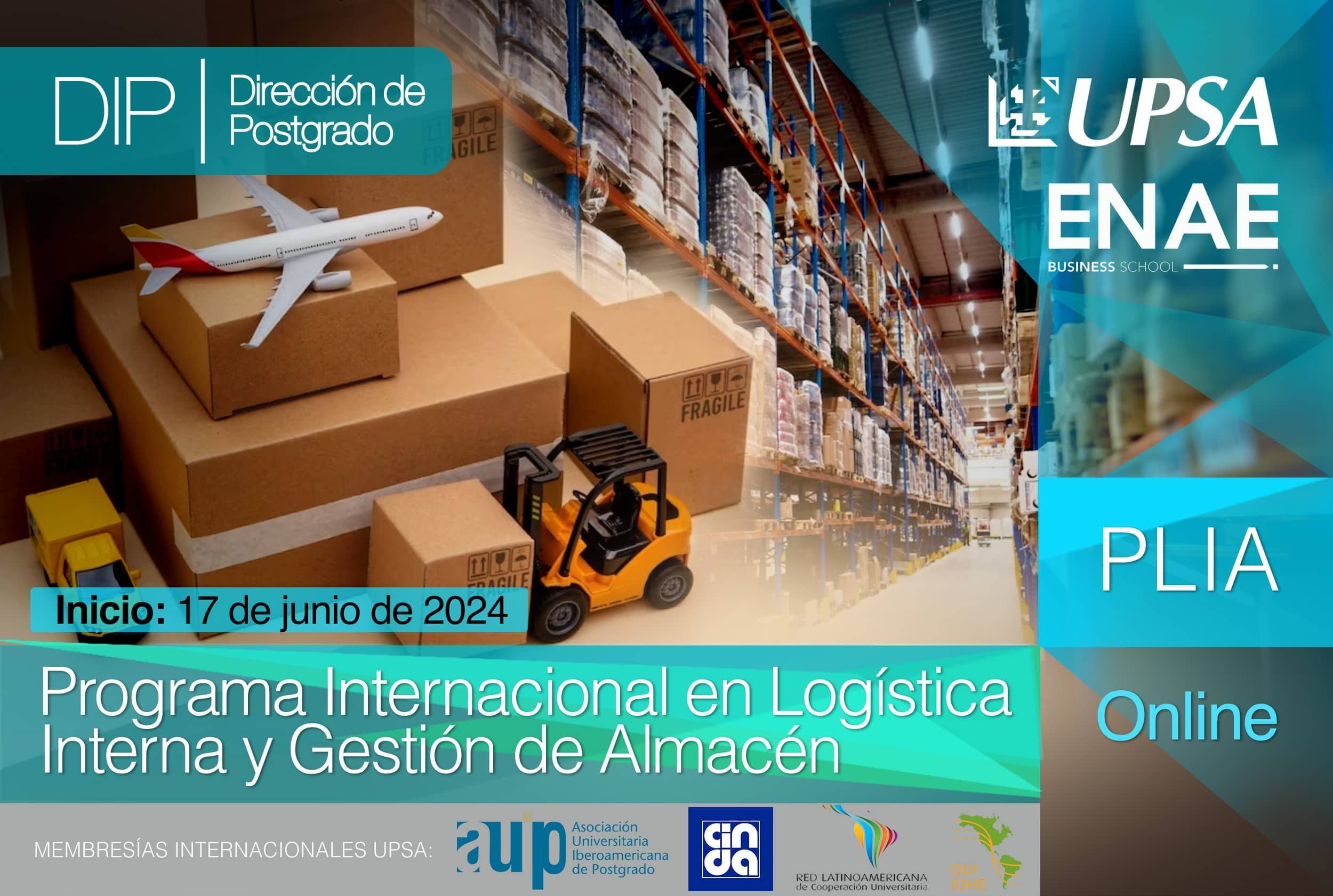 Programa Internacional en Logística Interna y Gestión de Almacén (ENAE Business School/UPSA)