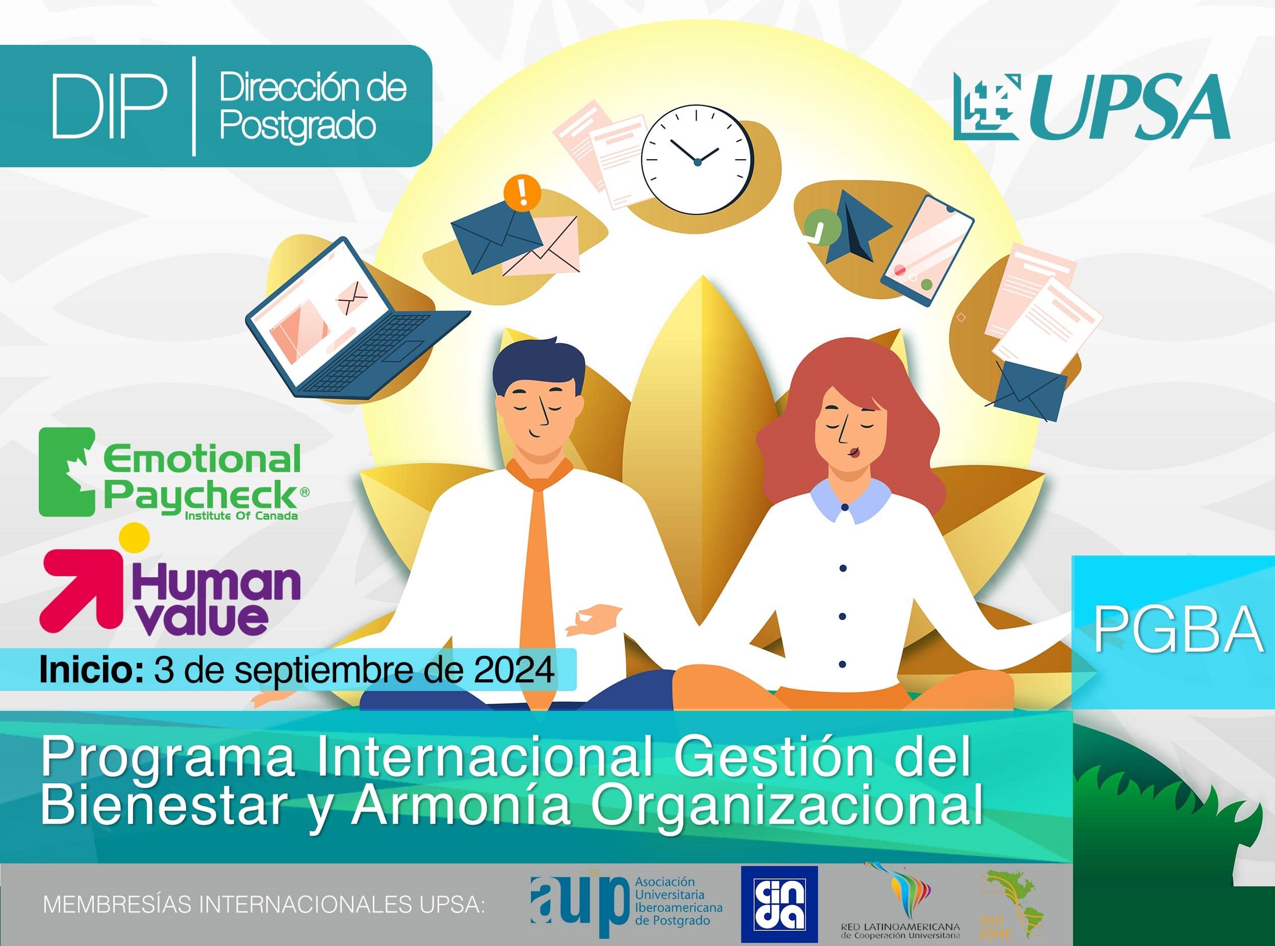 Programa Internacional Gestión del Bienestar y Armonía Organizacional (UPSA/HUMAN VALUE)