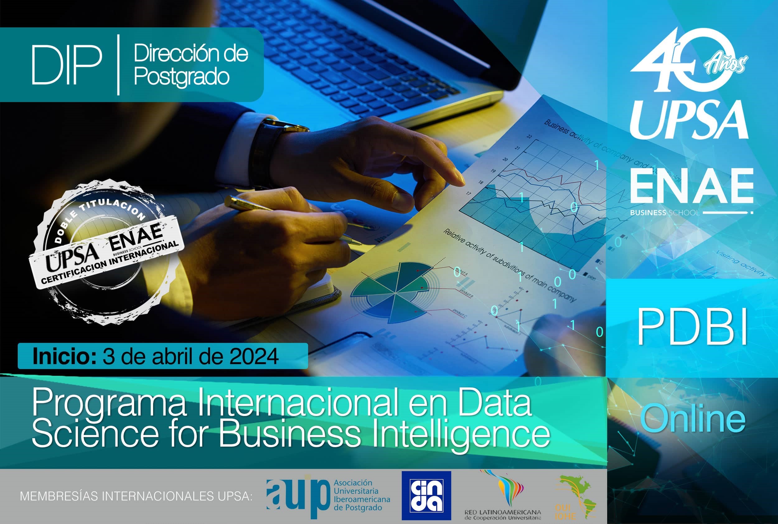 Programa Internacional en Data Science for Business Intelligence (ENAE Business School/UPSA)