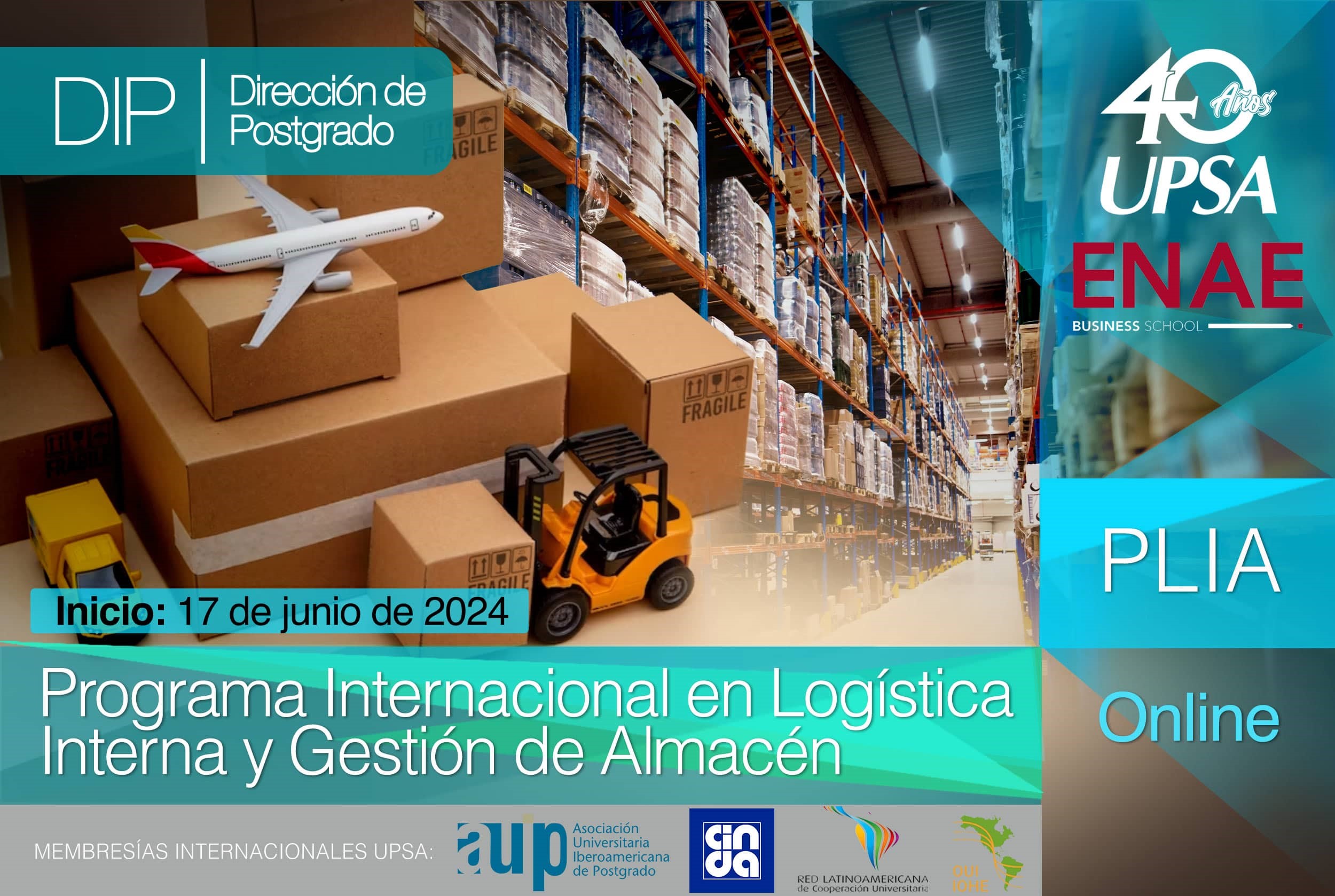 Programa Internacional en Logística Interna y Gestión de Almacén (ENAE Business School/UPSA)
