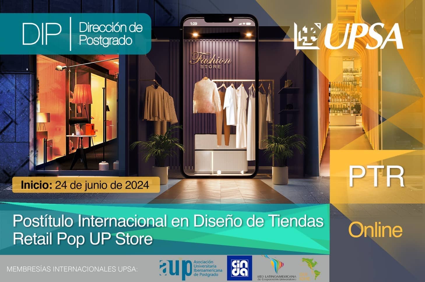 Postítulo Internacional en Diseño de Tiendas Retail Pop Up Store