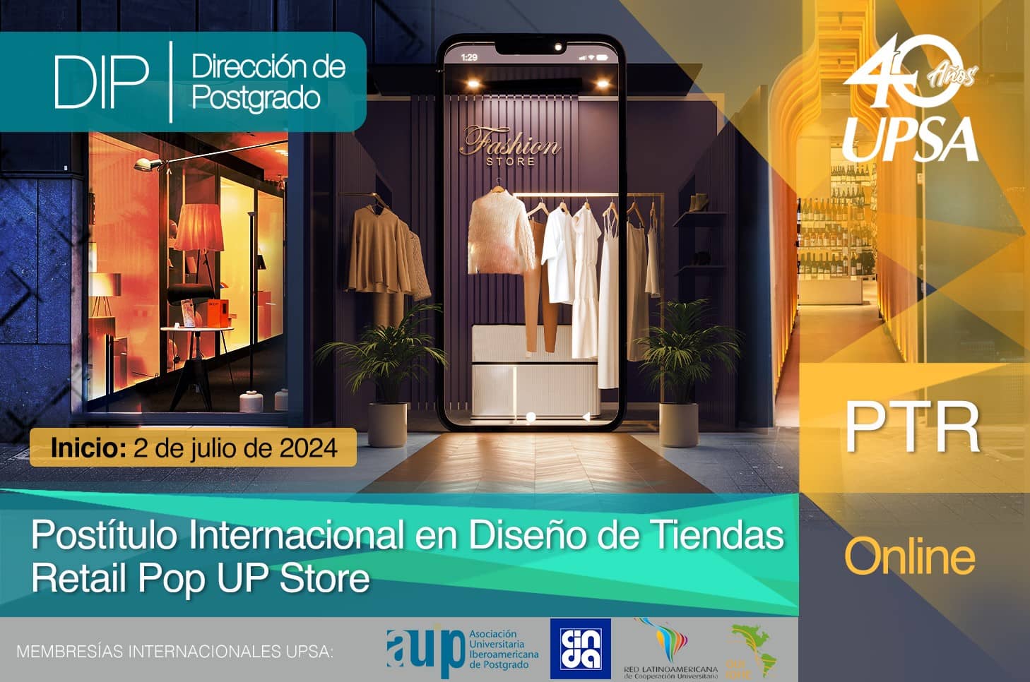 Postítulo Internacional en Diseño de Tiendas Retail Pop Up Store